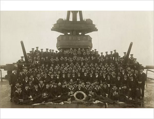 Group photo, crew of HMS Marshal Ney