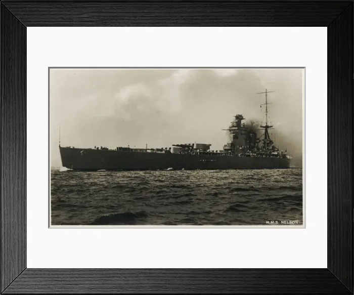 Framed Print : HMS Nelson, British battleship Framed Print : HMS Nelson, British battleship