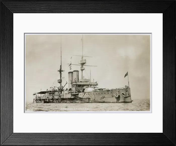 Framed Print : HMS King Edward VII, British battleship Framed Print : HMS King Edward VII, British battleship