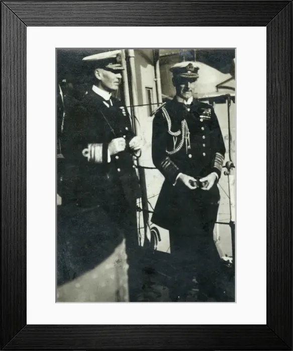 Framed Print : Viscount Jellicoe and Vice Admiral Sir Frederick Field Framed Print : Viscount Jellicoe and Vice Admiral Sir Frederick Field