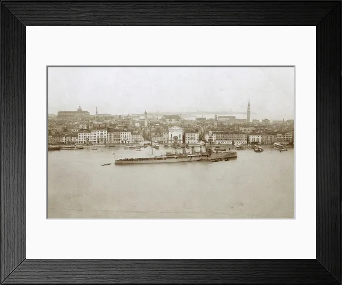 Framed Print : British light cruiser off Venice, Italy Framed Print : British light cruiser off Venice, Italy