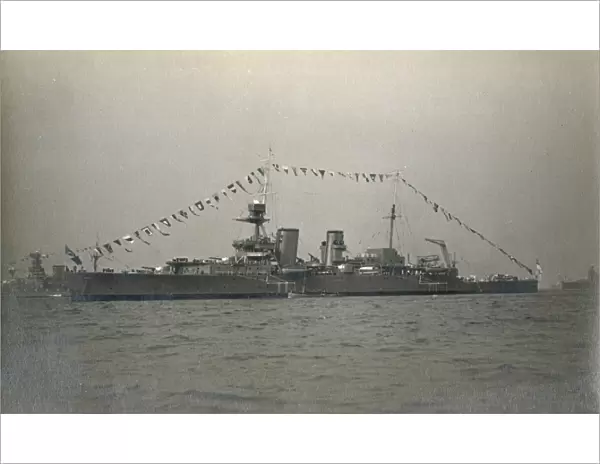 HMS Frobisher, British heavy (armed) cruiser