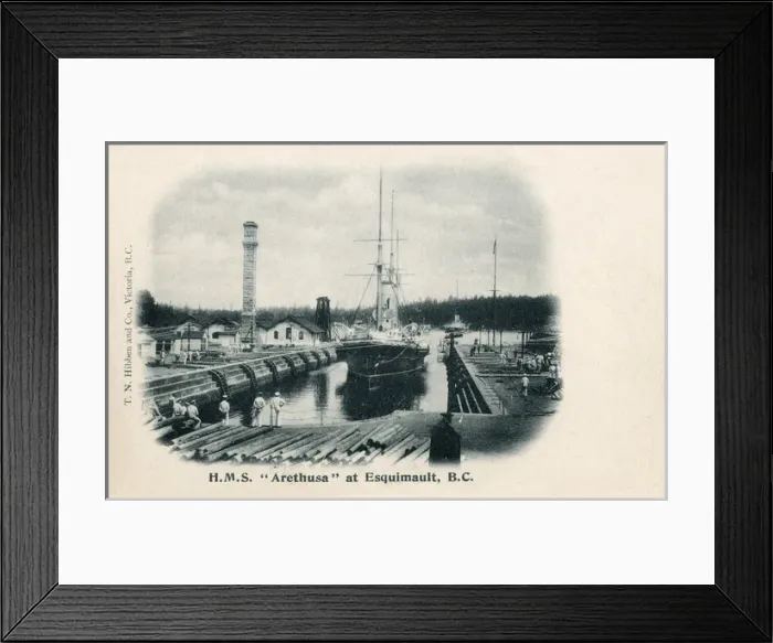 Framed Print : HMS Arethusa, British cruiser, Canada Framed Print : HMS Arethusa, British cruiser, Canada
