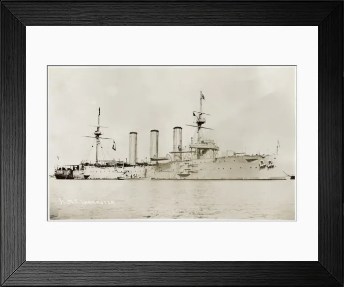 Framed Print : HMS Lancaster, British heavy (armed) cruiser Framed Print : HMS Lancaster, British heavy (armed) cruiser