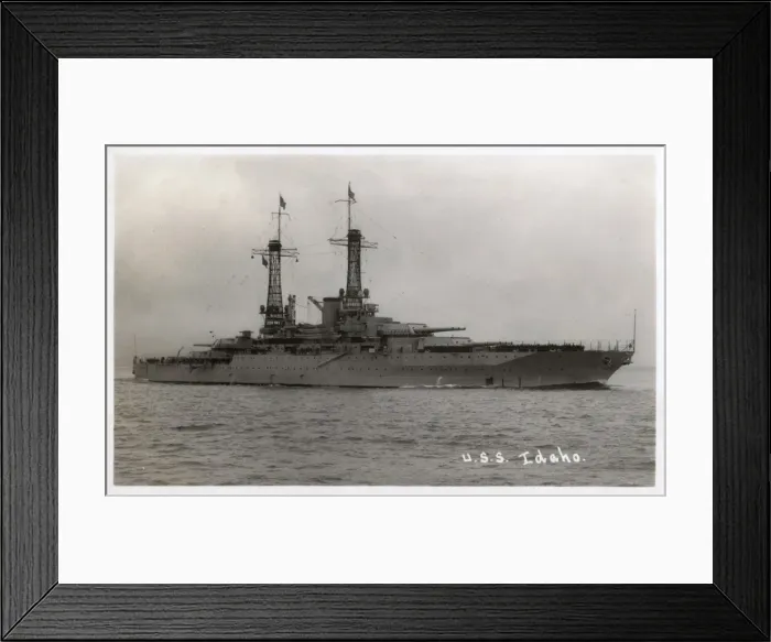 Framed Print : USS Idaho, American battleship Framed Print : USS Idaho, American battleship