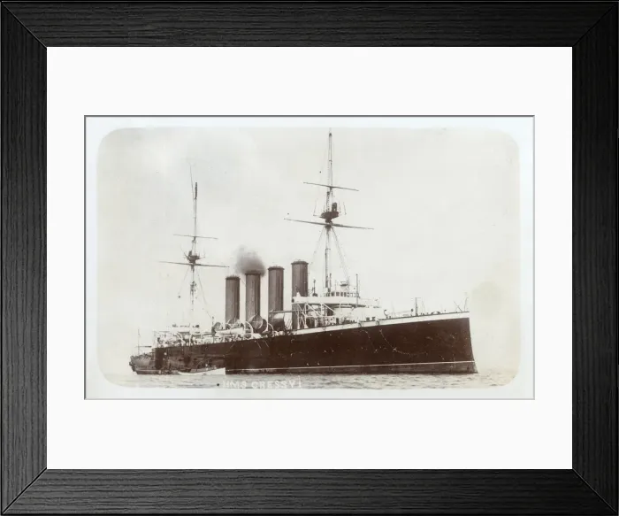 Framed Print : HMS Cressy, British heavy (armed) cruiser Framed Print : HMS Cressy, British heavy (armed) cruiser