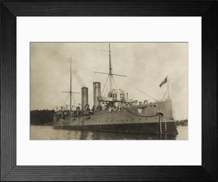 Framed Print : HMS Rainbow, British cruiser transferred to Canada