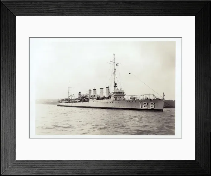 Framed Print : USS Badger, American destroyer Framed Print : USS Badger, American destroyer