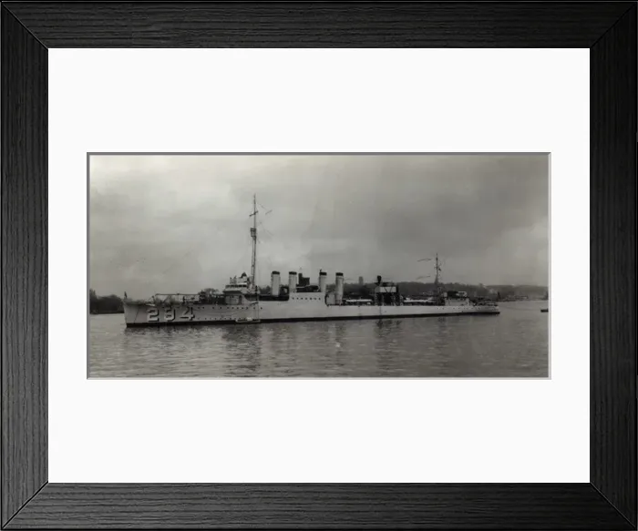 Framed Print : USS Charles Ausburn, American destroyer Framed Print : USS Charles Ausburn, American destroyer