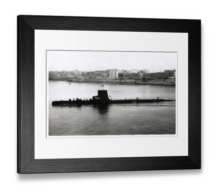 Framed Print : USS Sea Poacher, American submarine, Malta Framed Print : USS Sea Poacher, American submarine, Malta
