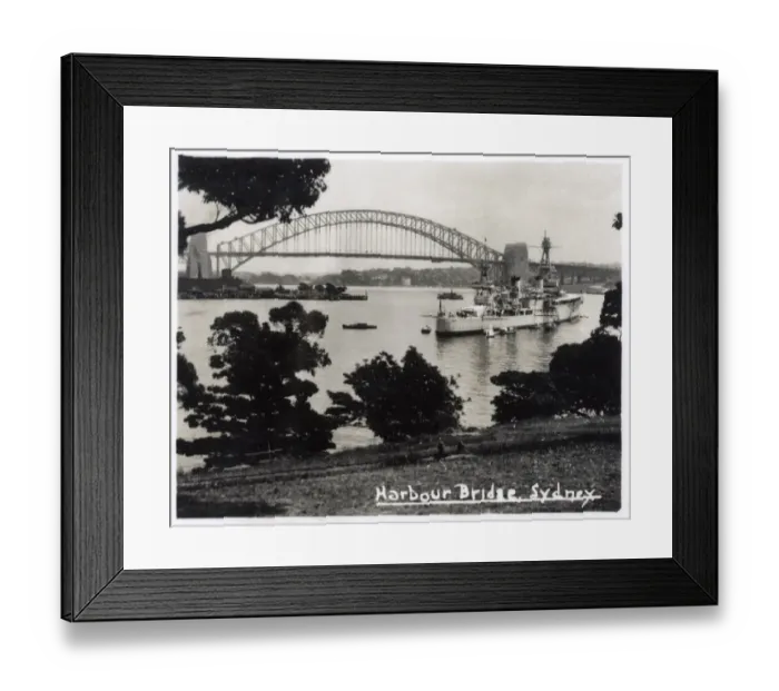 Framed Print : USS Augusta, American cruiser, Sydney Harbour Framed Print : USS Augusta, American cruiser, Sydney Harbour