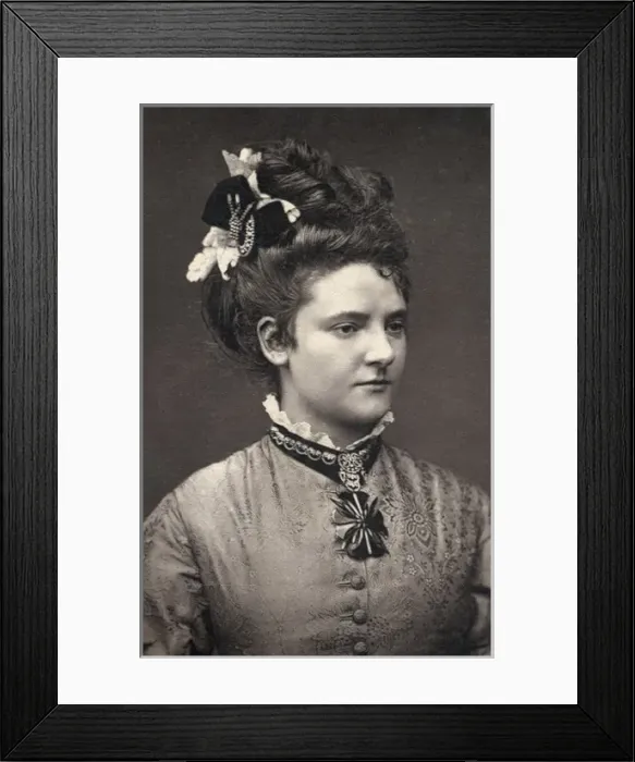 Framed Print : Teresa Elizabeth Furtado, Victorian actress Framed Print : Teresa Elizabeth Furtado, Victorian actress