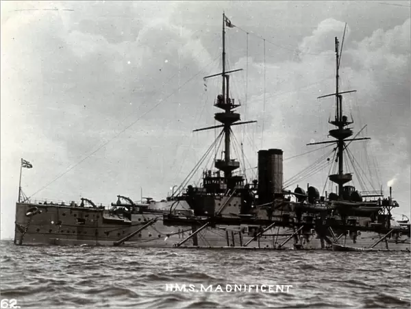 HMS Magnificent, British battleship