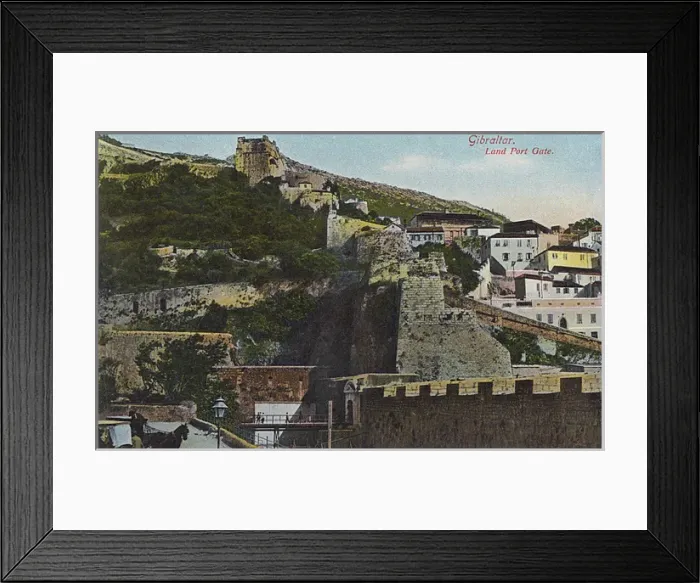 Framed Print : Landport Gate, Gibraltar Framed Print : Landport Gate, Gibraltar
