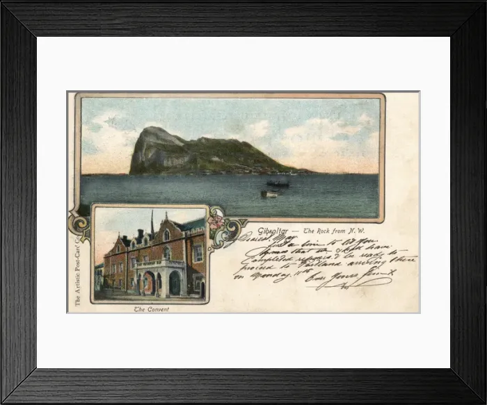 Framed Print : Governors residence and The Rock, Gibraltar Framed Print : Governors residence and The Rock, Gibraltar