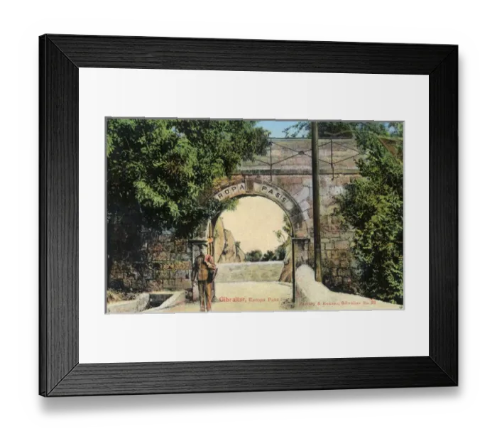 Framed Print : Europa Pass Gate, Europa Point, Gibraltar Framed Print : Europa Pass Gate, Europa Point, Gibraltar