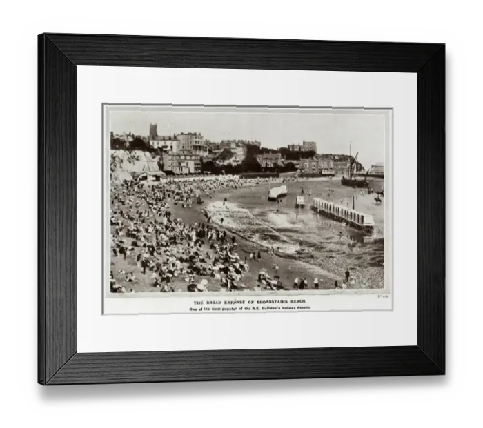 Framed Print : Broadstairs 1909 Framed Print : Broadstairs 1909