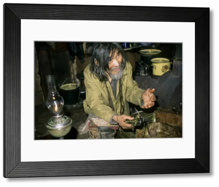 Framed Print : Siberian shaman / sorcerer / wizard / healer / Framed Print : Siberian shaman / sorcerer / wizard / healer /