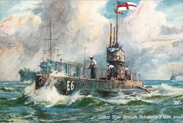 British submarine HMS E6, WW1
