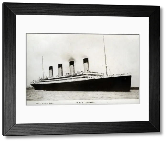 Framed Print : RMS Olympic, cruise ship of the White Star Line Framed Print : RMS Olympic, cruise ship of the White Star Line