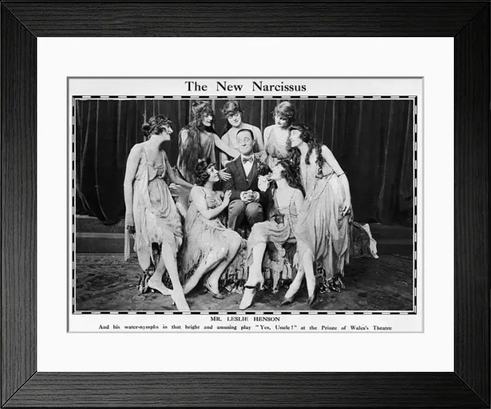 Framed Print : Leslie Henson in Yes, Uncle! during WW1 Framed Print : Leslie Henson in Yes, Uncle! during WW1