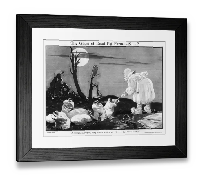 Framed Print : The Kaiser After the War by H. M. Bateman, WW1 cartoon Framed Print : The Kaiser After the War by H. M. Bateman, WW1 cartoon
