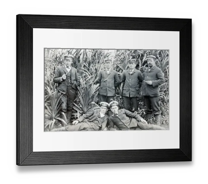 Framed Print : Crew of HMS Astraea, British second-class cruiser Framed Print : Crew of HMS Astraea, British second-class cruiser