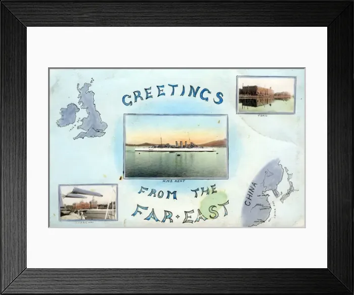 Framed Print : HMS Kent, British heavy cruiser Framed Print : HMS Kent, British heavy cruiser
