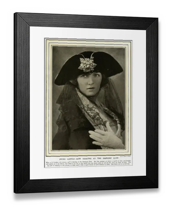 Framed Print : Irene Castle in 1923 Framed Print : Irene Castle in 1923