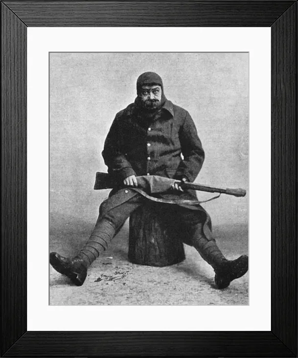 Framed Print : Arthur Bourchier as Old Bill, Bruce Bairnsfather, WW1 Framed Print : Arthur Bourchier as Old Bill, Bruce Bairnsfather, WW1