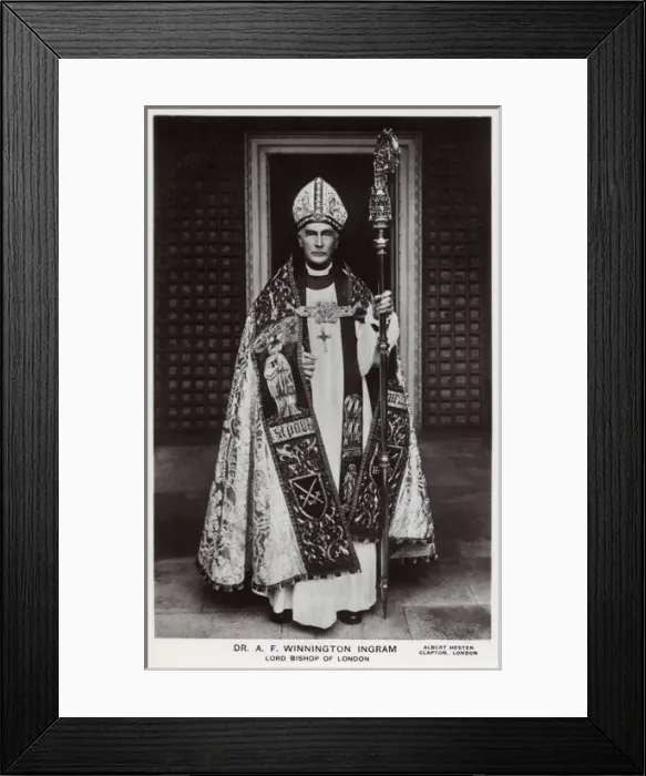 Framed Print : Arthur Foley Winnington-Ingram, Bishop of London Framed Print : Arthur Foley Winnington-Ingram, Bishop of London