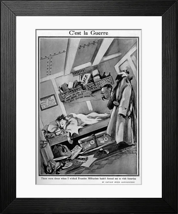 Framed Print : C est la Guerre by Bruce Bairnsfather Framed Print : C est la Guerre by Bruce Bairnsfather