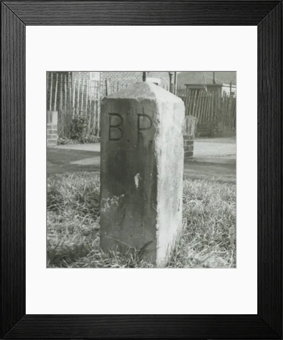 Framed Print : Bexley Parish Boundary Stone Framed Print : Bexley Parish Boundary Stone