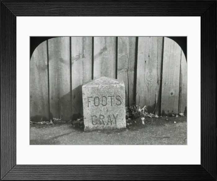Framed Print : Footscray Boundary Stone Framed Print : Footscray Boundary Stone