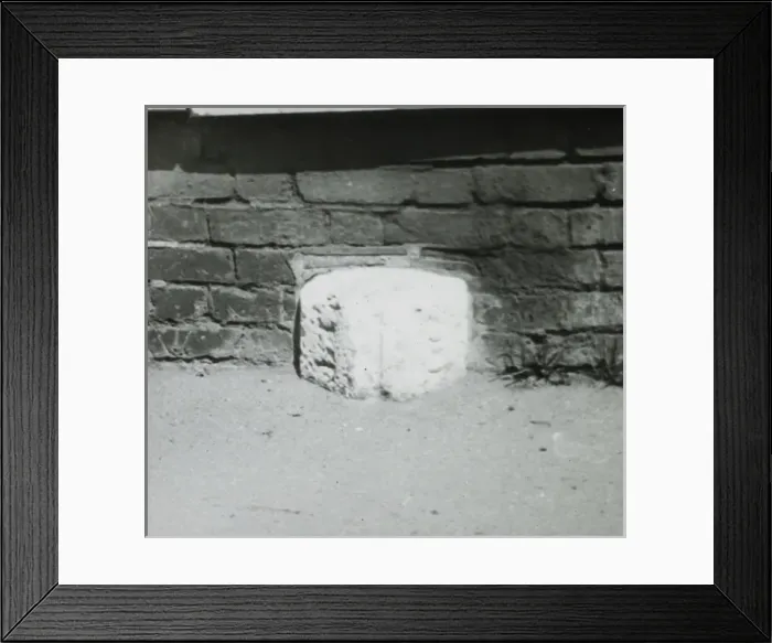 Framed Print : Longlands Boundary Stone Framed Print : Longlands Boundary Stone