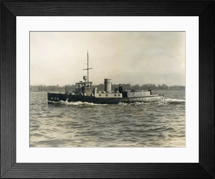 Framed Print : RAF launch 24, 36 foot pinnace, MM1400 Framed Print : RAF launch 24, 36 foot pinnace, MM1400