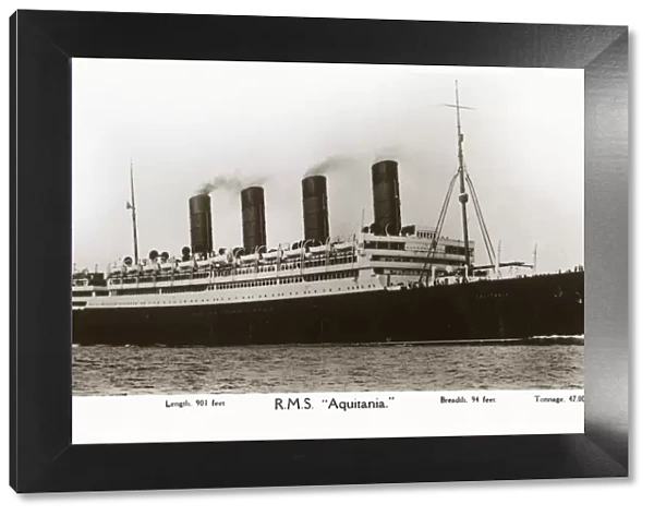 RMS Aquitania, Cunard Line cruise ship