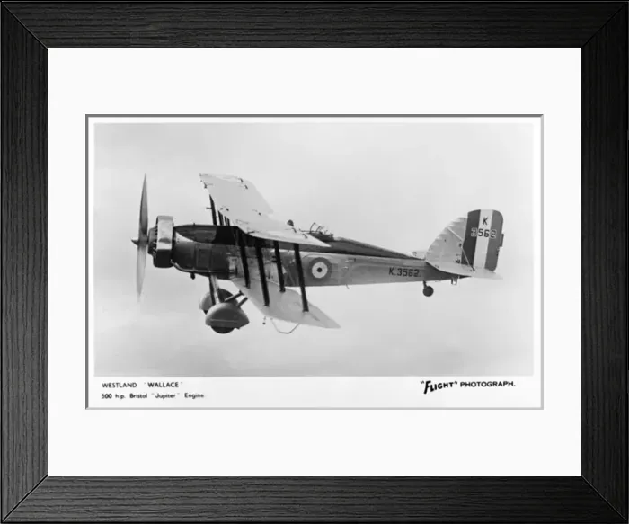 Framed Print : Westland Wallace British biplane Framed Print : Westland Wallace British biplane
