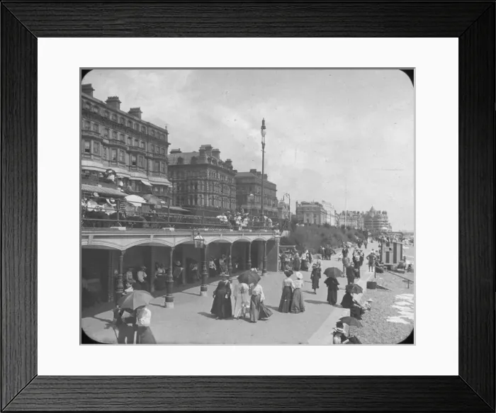 Framed Print : South Coast of England - Eastbourne Parades Framed Print : South Coast of England - Eastbourne Parades