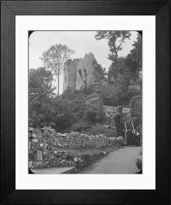 Framed Print : South Coast of England - Lewes Castle - The Keep, Sussex Framed Print : South Coast of England - Lewes Castle - The Keep, Sussex