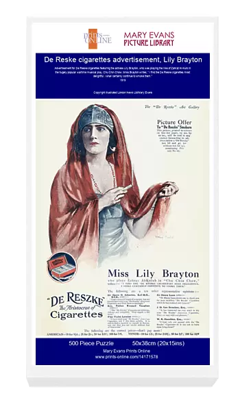 De Reske cigarettes advertisement, Lily Brayton