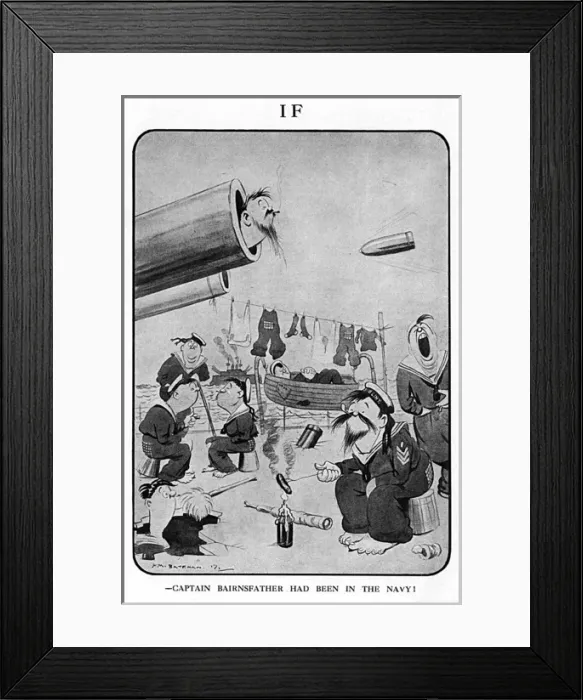 Framed Print : IF, by H. M. Bateman