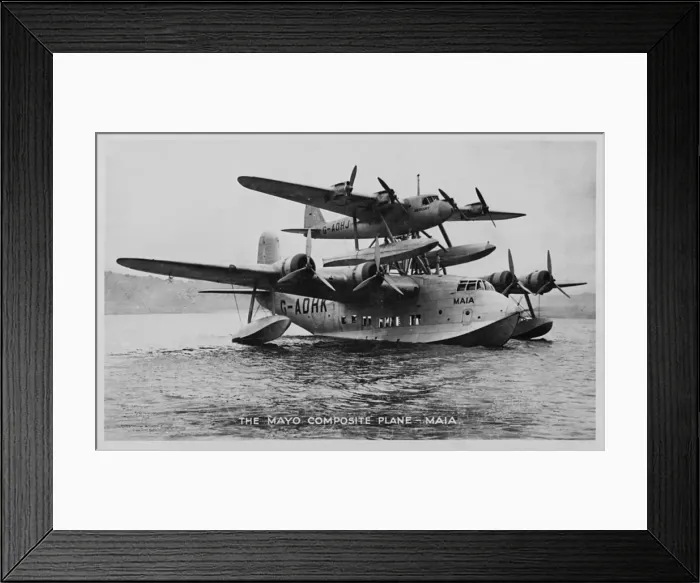 Framed Print : Mayo Composite plane with S21 Maia Framed Print : Mayo Composite plane with S21 Maia