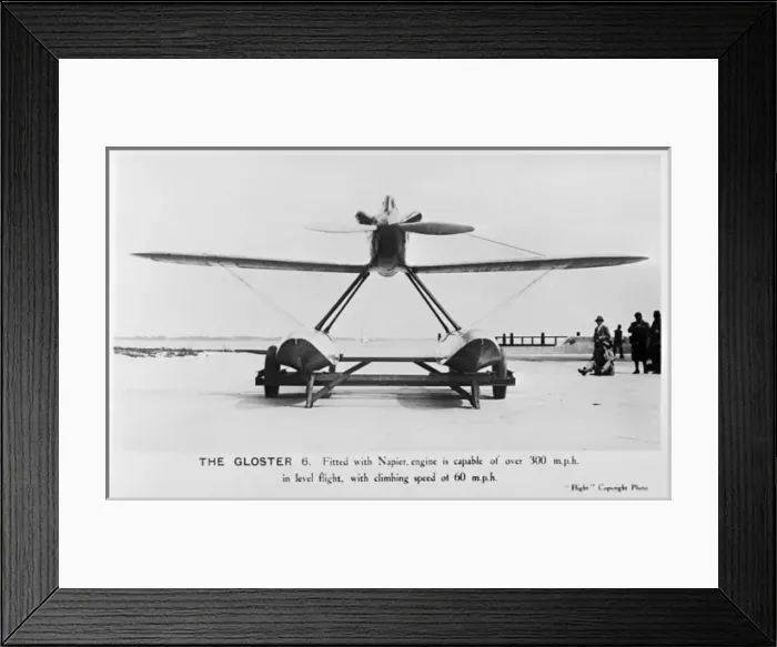 Framed Print : Gloster VI seaplane with Napier engine Framed Print : Gloster VI seaplane with Napier engine