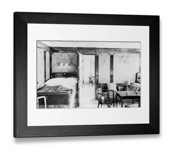 Framed Print : RMS Titanic, Dutch Suite, Room B60 Framed Print : RMS Titanic, Dutch Suite, Room B60