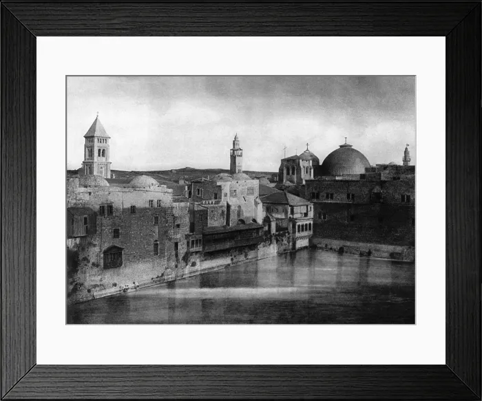 Framed Print : Pool of Hezekiah, Jerusalem Framed Print : Pool of Hezekiah, Jerusalem