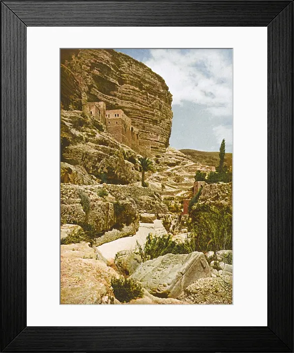 Framed Print : Monastery of St George, Wadi Qelt, West Bank Framed Print : Monastery of St George, Wadi Qelt, West Bank