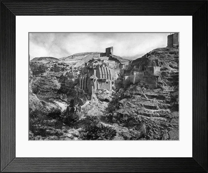 Framed Print : Mar Saba Monastery, Kidron Valley, West Bank Framed Print : Mar Saba Monastery, Kidron Valley, West Bank