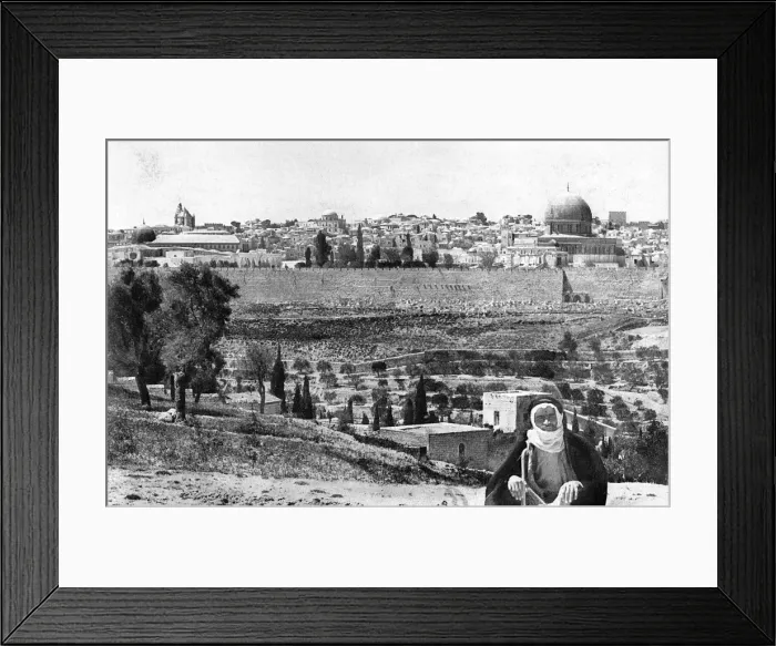 Framed Print : Jerusalem viewed from the Mount of Olives Framed Print : Jerusalem viewed from the Mount of Olives