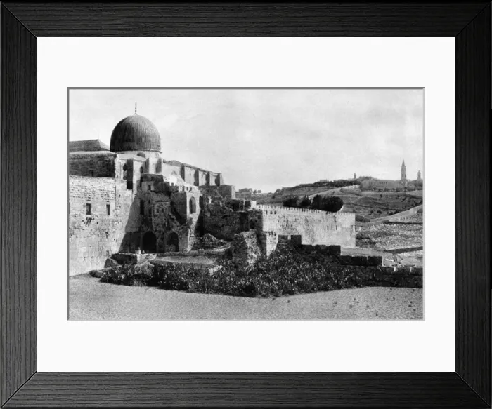 Framed Print : Temple area, Jerusalem Framed Print : Temple area, Jerusalem